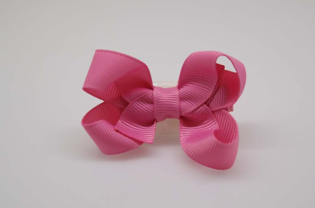 Small bowtique hair Bow with colors  Peony